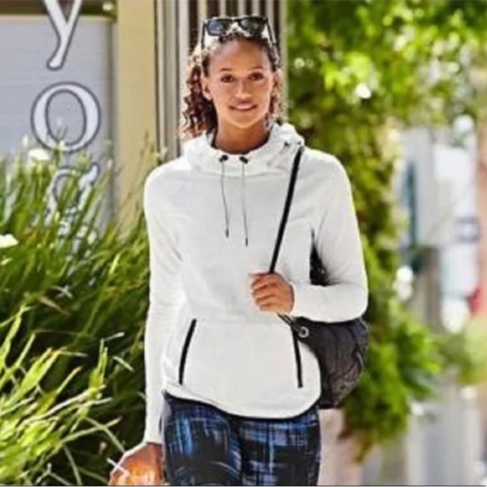 Athleta sentry pullover cowl neck hoodie sweatshirt